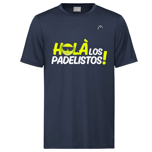 T-shirt Head EPS X Holà Los Padelistos Bleu Marine