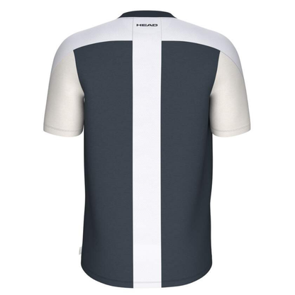 T-shirt Head Play Tech Bleu/Blanc