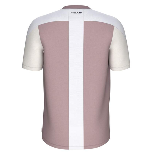 T-shirt Head Play Tech Violet/Blanc