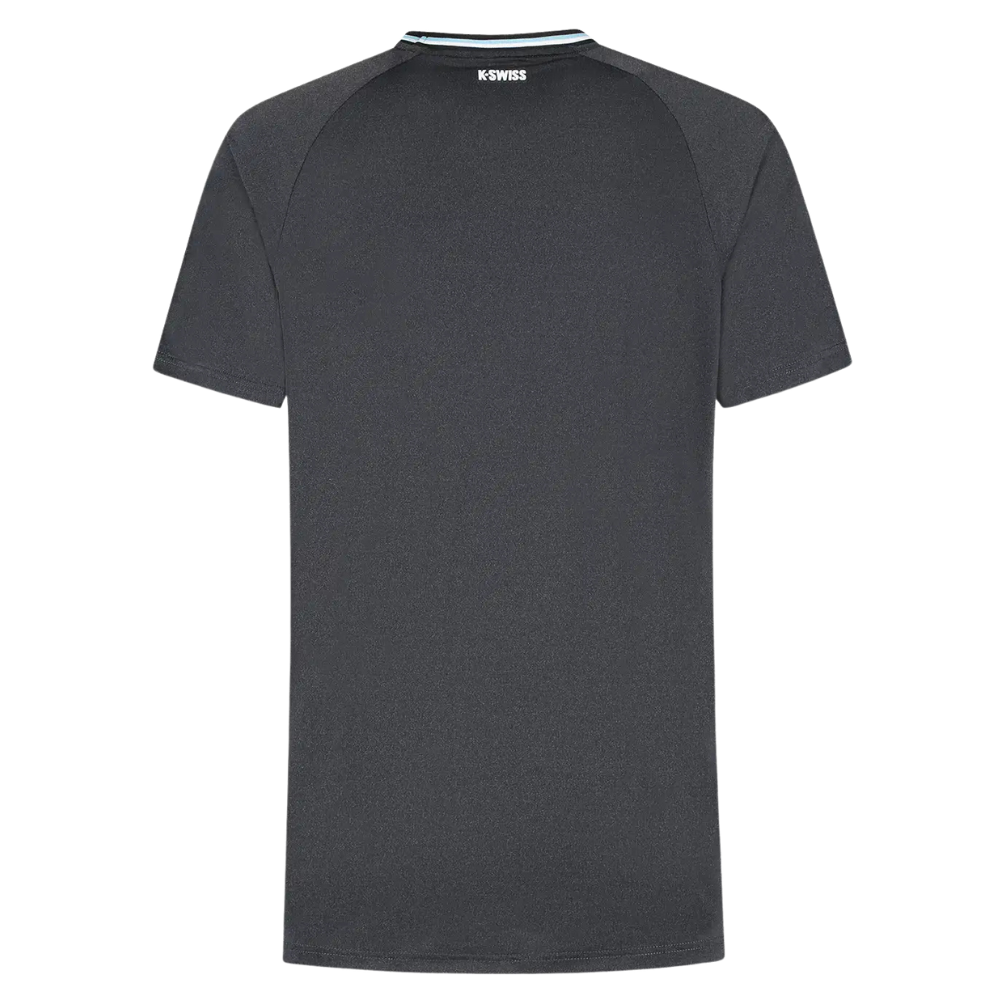 T-shirt K-Swiss Hypercourt Melange Crew Noir