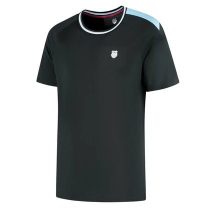 T-shirt K-Swiss Hypercourt Mesh Crew 5 Noir