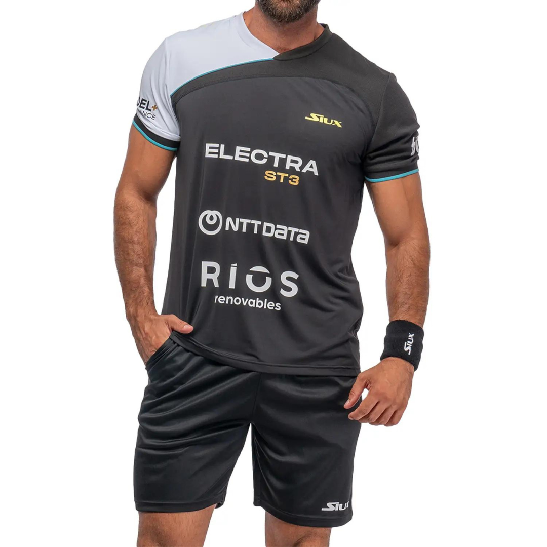 T-shirt Siux Replica Electra Stupa FW24 Noir