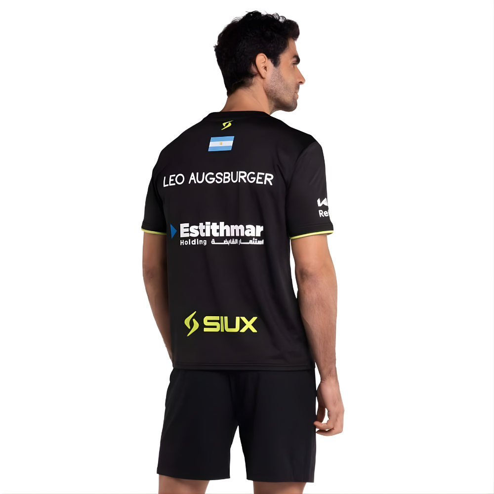 T-shirt Siux Replica Fenix X Augsburger Noir
