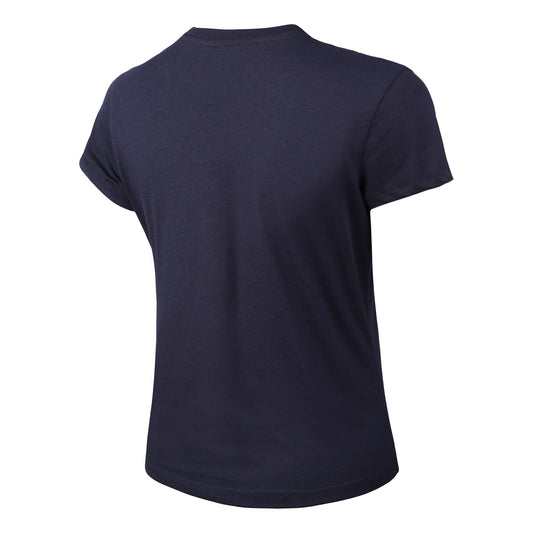 T-shirt Wilson Script Tech Tee Bleu Femme