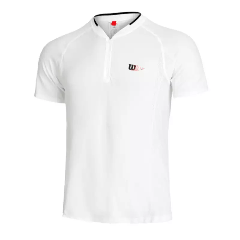 T-shirt Wilson Seamless Zip Blanc
