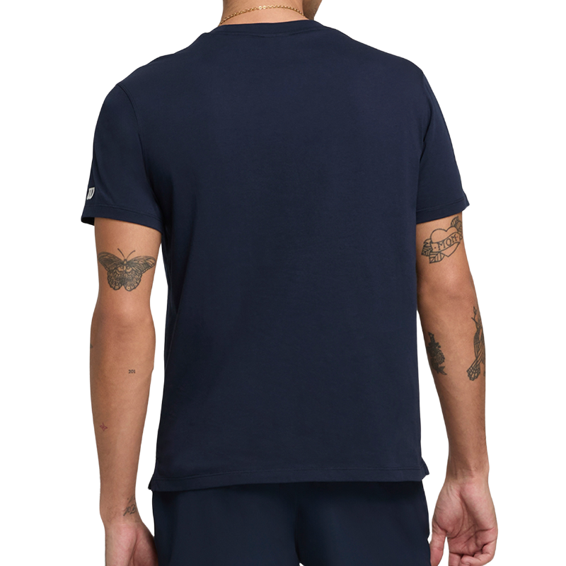 T-shirt Wilson Team Graphic Tee Bleu Marine