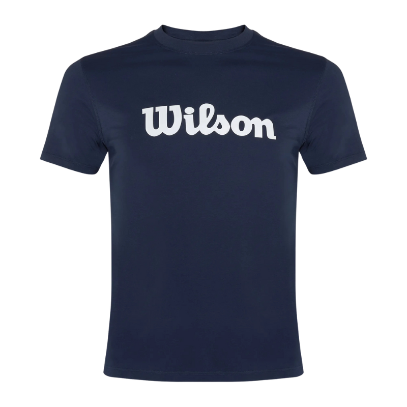 T-shirt Wilson Team Graphic Tee Script Bleu Marine