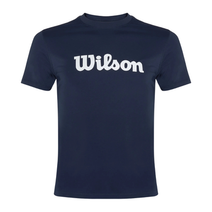 T-shirt Wilson Team Graphic Tee Script Bleu Marine
