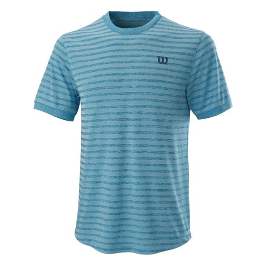 T-shirt Wilson Stripe Crew Bleu