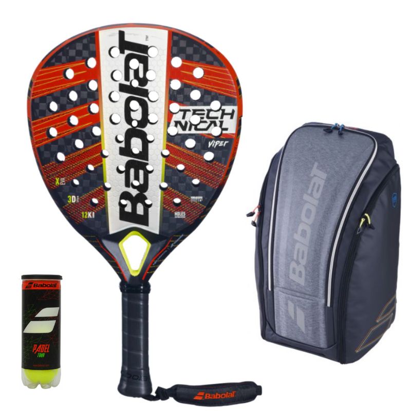 Pack Homme d'une raquette Babolat Technical Viper 2023 & d'un sac Babolat RH Perf Noir