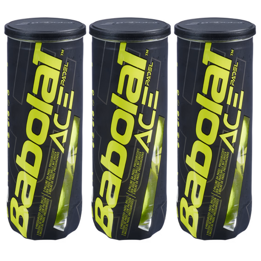 Tripack de 3 balles de padel Babolat Ace