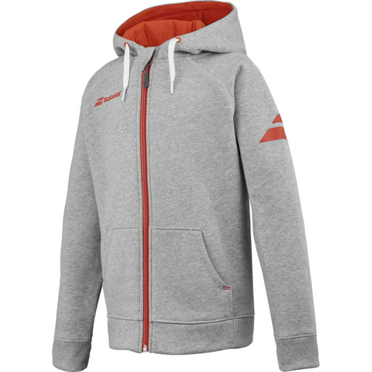 Veste Babolat Exercise Hood Jacket Junior Gris