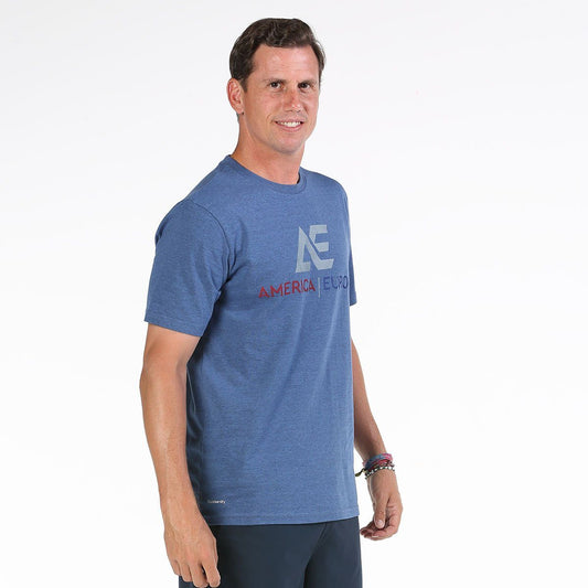 T-shirt Bullpadel Hacari bleu America | Europe