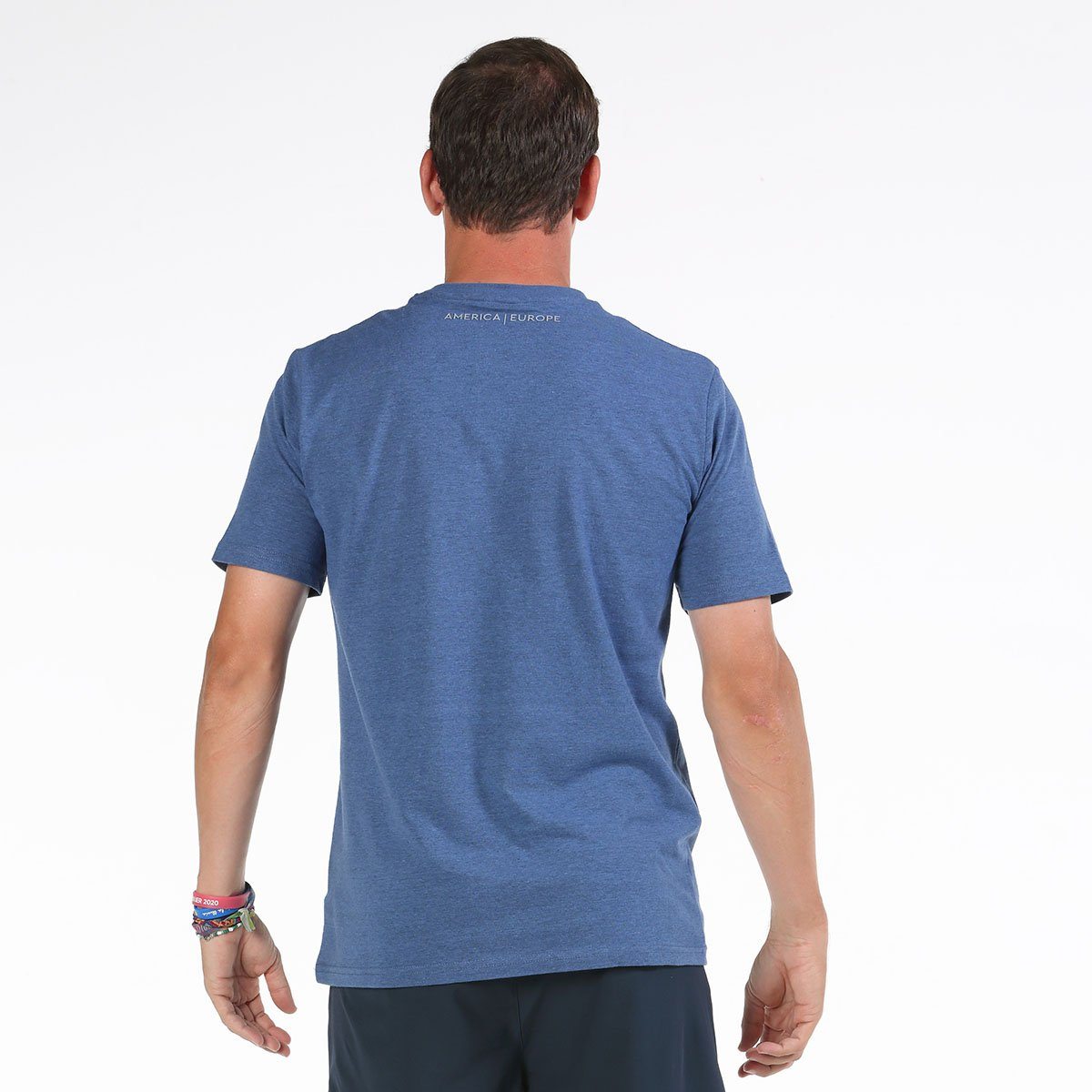 T-shirt Bullpadel Hacari bleu America | Europe