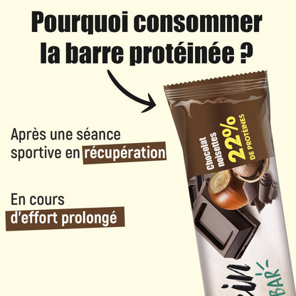 Barre Proteinée Overstim.s Chocolat/Noisette