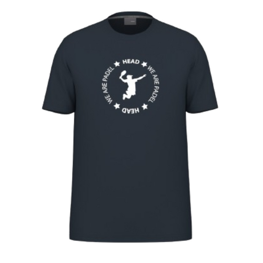 T-shirt Head We Are Padel Bleu