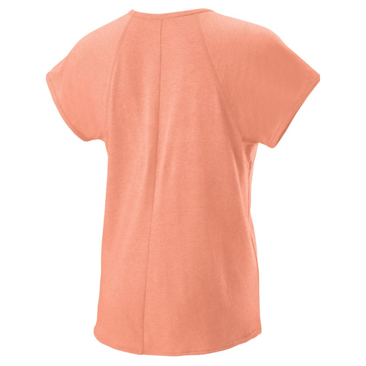 T-shirt Wilson Training V-Neck Femme Rose