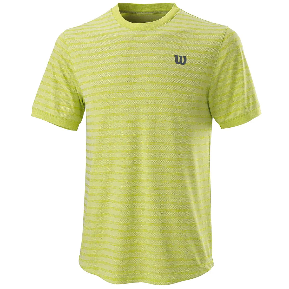 T-shirt Wilson Stripe Crew Jaune