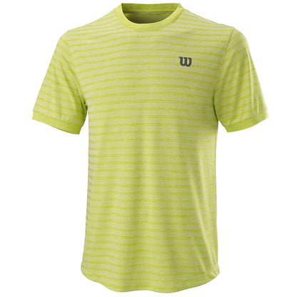 T-shirt Wilson Stripe Crew Jaune
