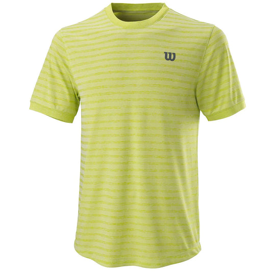 T-shirt Wilson Stripe Crew Jaune