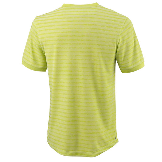 T-shirt Wilson Stripe Crew Jaune